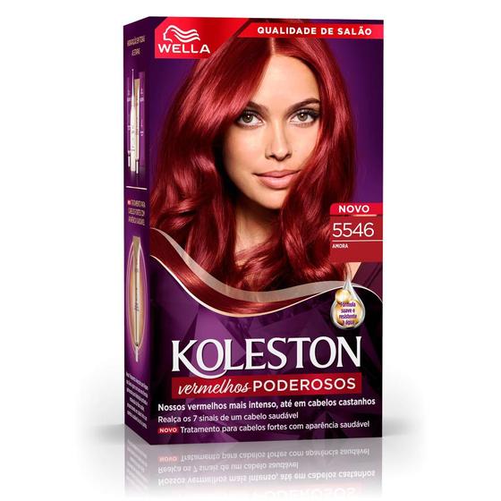 Imagem de Tinta de Cabelo Koleston Kit Amora 5546