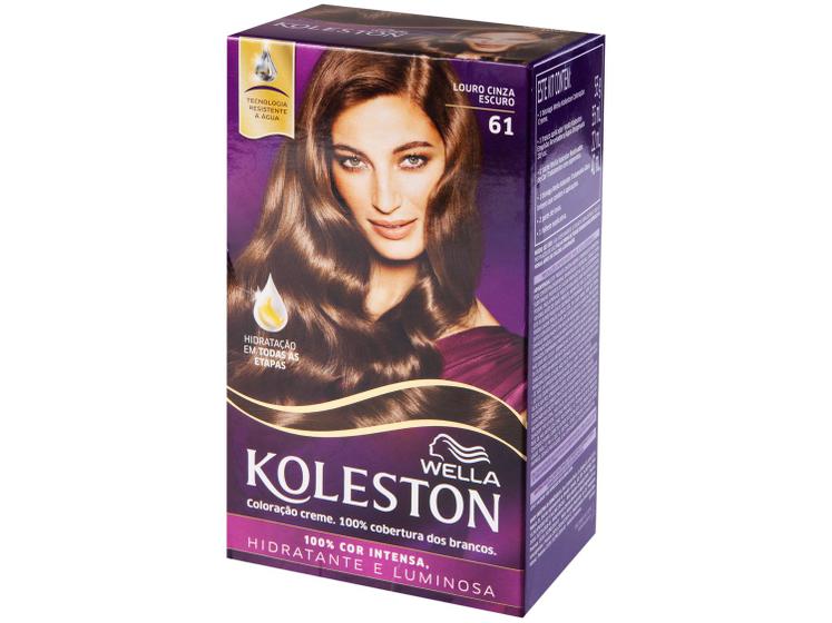 Imagem de Tinta de Cabelo Koleston Louro Cinza Escuro 61 100ml