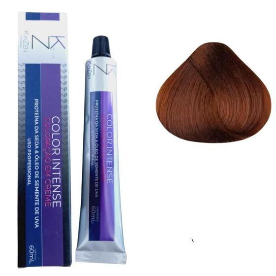 Imagem de Tinta de Cabelo Louro Claro Acobreado 8.44 Kaizen Coloração