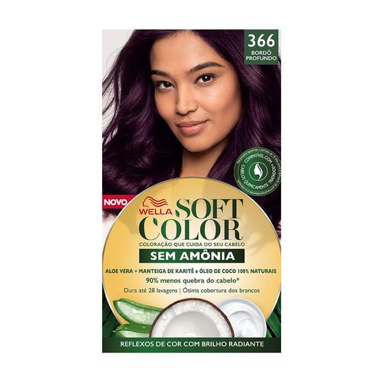 Imagem de Tinta de Cabelo Soft Color Bordô Profundo 366