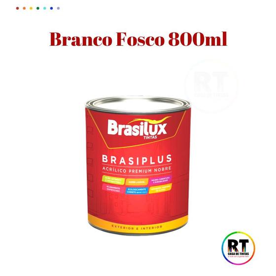 Imagem de Tinta de Parede Azul Marinho 800ml Brasiplus Acrílica Fosca