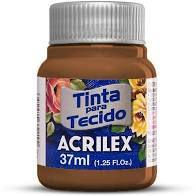 Imagem de Tinta de tecido Acrilex chocolate 814 37ml