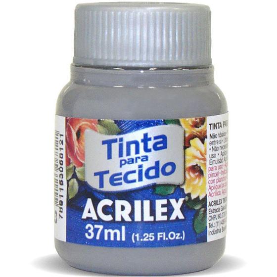 Imagem de Tinta de Tecido Fosca 04140 37ml Cinza 933 Acrilex