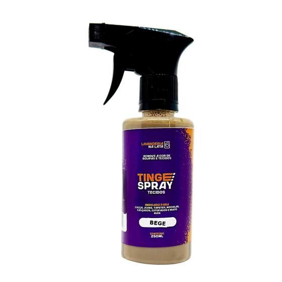 Imagem de Tinta de Tecidos Roupas Estofados Carpetes - Tingespray Borrifador 250Ml