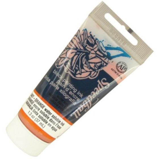 Imagem de Tinta De Xilogravura Base Água 37ml Speedball  Laranja