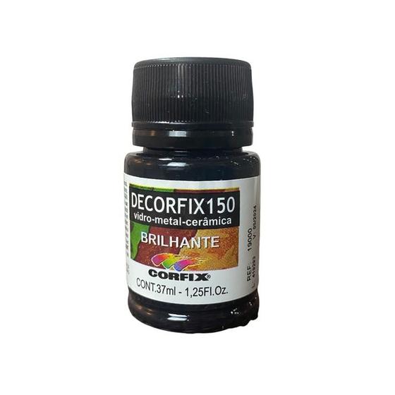 Imagem de Tinta Decorfix 150 Brilhante 37ml 321 Preto Corfix