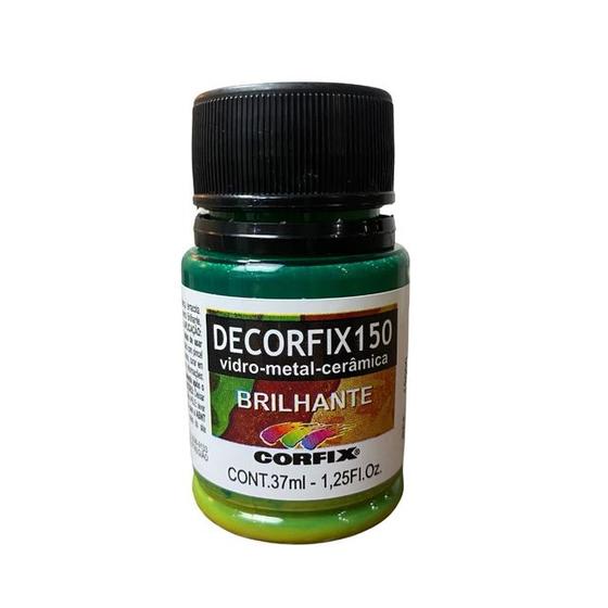 Imagem de Tinta Decorfix 150 Brilhante 37ml 439 Verde Malaquita Corfix