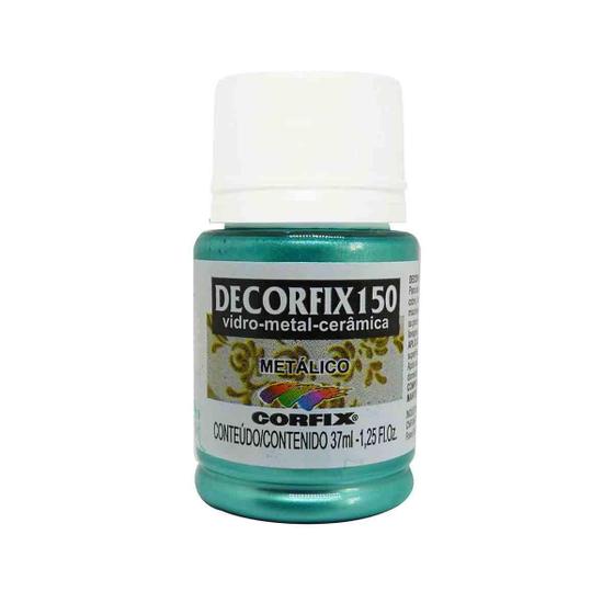 Imagem de Tinta Decorfix 150 Metálico 407 Verde Tifani 37Ml