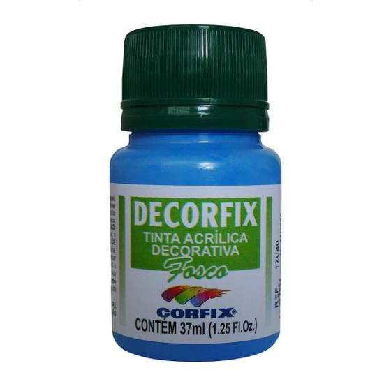 Imagem de Tinta Decorfix Fosca 323 Azul Celeste 37Ml