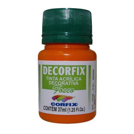 Imagem de Tinta Decorfix Fosca 478 Laranja Brilhante 37Ml