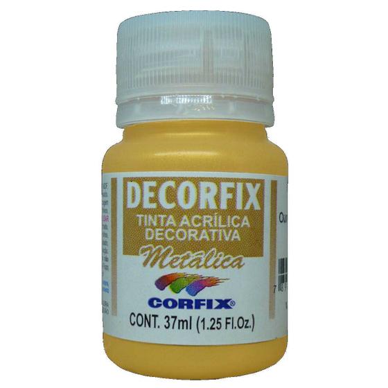 Imagem de Tinta Decorfix Metalica 402 Ouro Velho 37ml