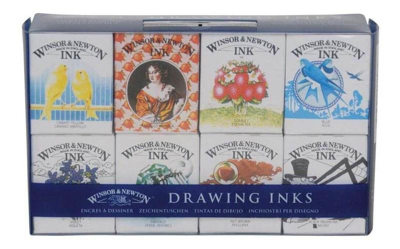 Imagem de Tinta Desenho Winsor & Newton Henry Collect 8 Unidades