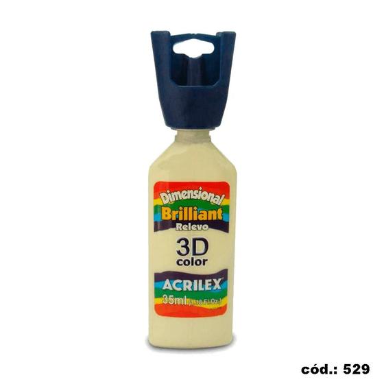 Imagem de Tinta Dimensional 3D Brilhante 35ml Marfim Acrilex