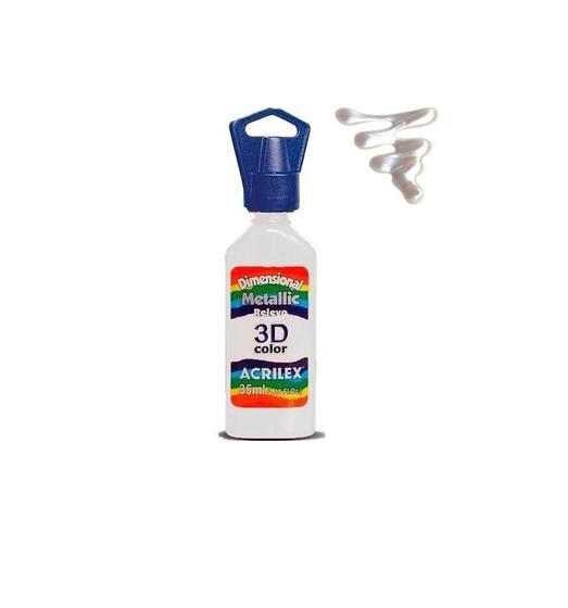 Imagem de Tinta Dimensional 3d Metálica Acrilex 35 Ml - Diversas Cores