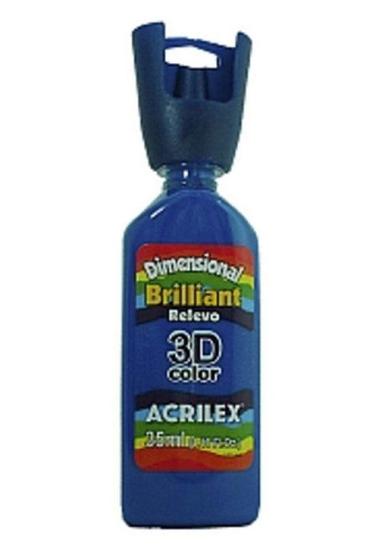 Menor preço em Tinta Dimensional Brilhante 35ml - 501 Azul Turqueza Acrilex