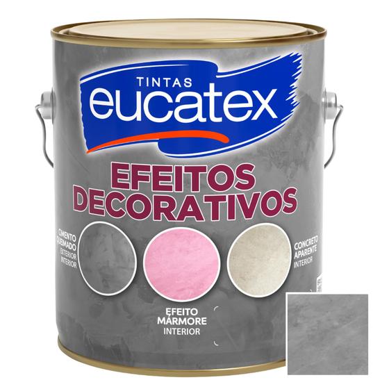 Imagem de Tinta Efeito Cimento Queimado 5Kg Cor Cinza Crômio Eucatex