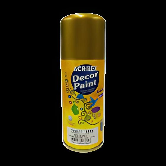 Imagem de Tinta em spray decor paint Acrilex ouro 532 150ml