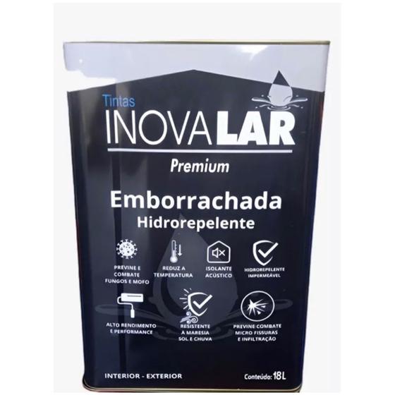 tinta emborrachada inovalar super-lavavel acrílica 18L Menor preço em tinta emborrachada inovalar super-lavavel acrílica 18L