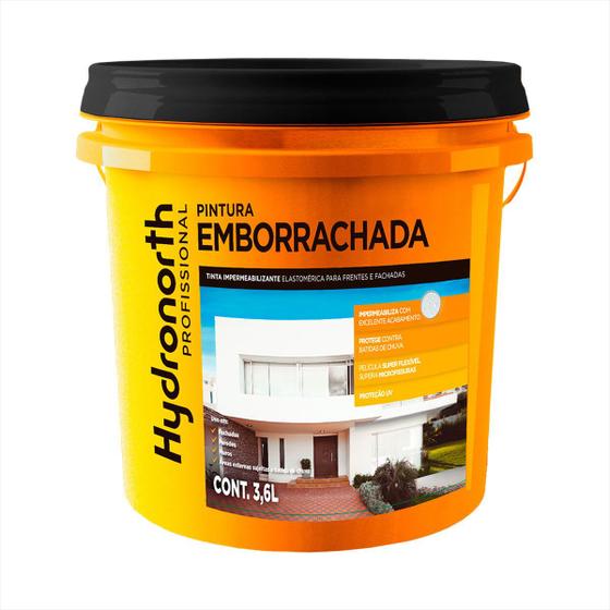 Imagem de Tinta Emborrachada P/ Exterior 3,6l Hydronoth - Branco