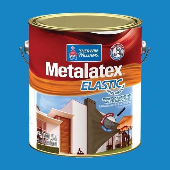 Tinta Emborrachada Parede Oceano Azul 3,6 Lt Elastic SHERWIN WILLIAMS Tintas e Acessórios Tinta Emborrachada Parede Oceano Azul 3,6 Lt Elastic SHERWIN WILLIAMS Tintas e Acessórios