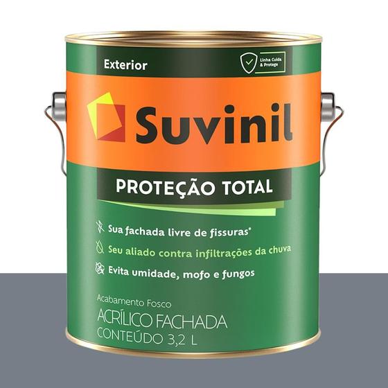 Imagem de Tinta Emborrachada Suvinil Pó de Zinco 3,2 L