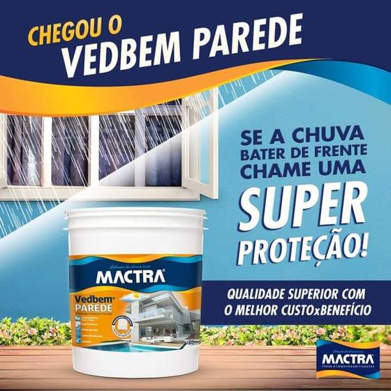Tinta Emborrachada VedBem Parede Impermeabilizante Menor preço em Tinta Emborrachada VedBem Parede Impermeabilizante