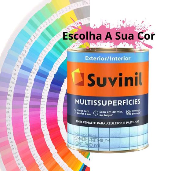 Imagem de Tinta Epóxi Base Água Acetinado 800ml Suvinil - Cores