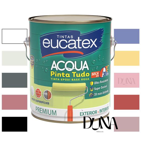 Imagem de Tinta Epóxi Base Água Paredes Azulejos e Pisos Eucatex 3,2L