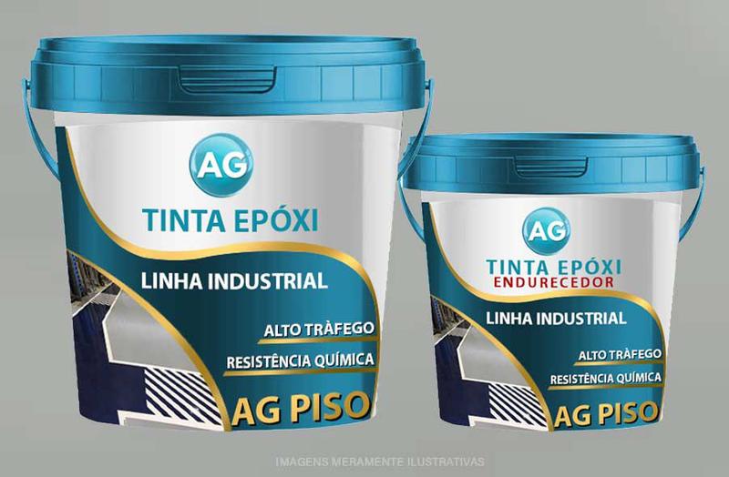 Imagem de Tinta Epoxi Industrial Cinza Claro AG - RAL7035