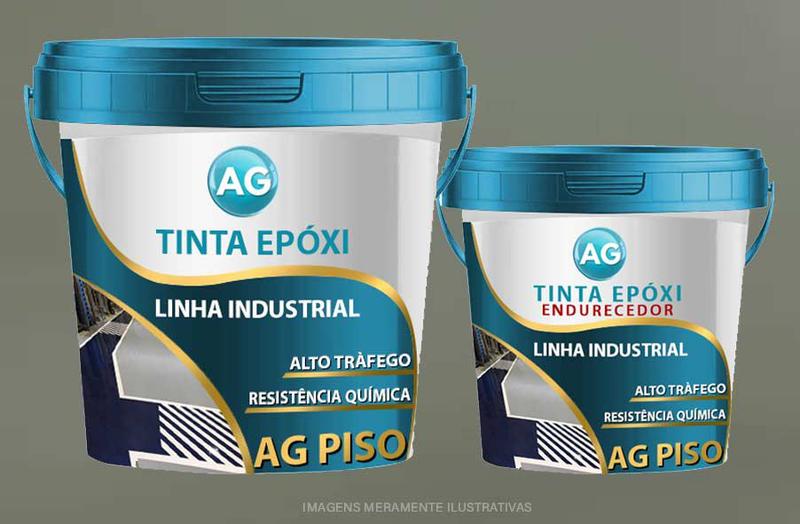 Imagem de Tinta Epoxi Industrial Cinza Concreto AG - RAL7023