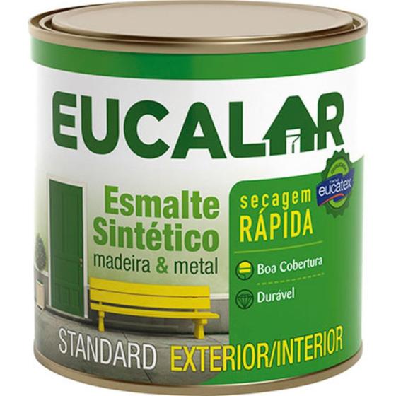 Imagem de Tinta Esmalte. 1/4 (900ml) Sintetico Eucalar Branco