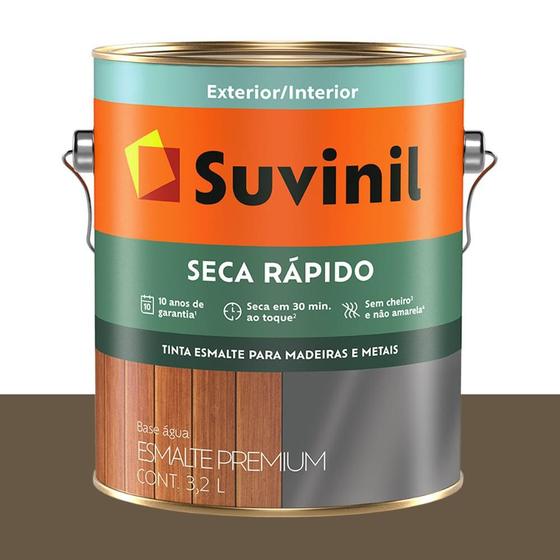 Tinta Esmalte Acet. Base Água Suvinil Bronze Real 3,2 L Menor preço em Tinta Esmalte Acet. Base Água Suvinil Bronze Real 3,2 L