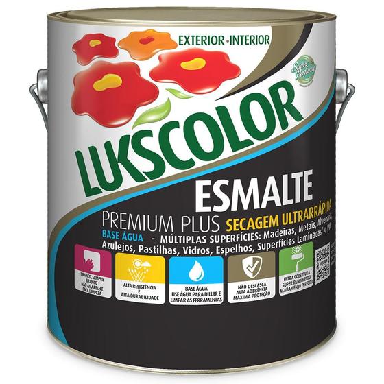 Imagem de Tinta Esmalte Acet Lukscolor Base Água Branco 3,6L