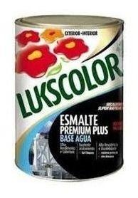 Imagem de Tinta Esmalte Acetinado Base Água Branco 900ml Lukscolor 1/4