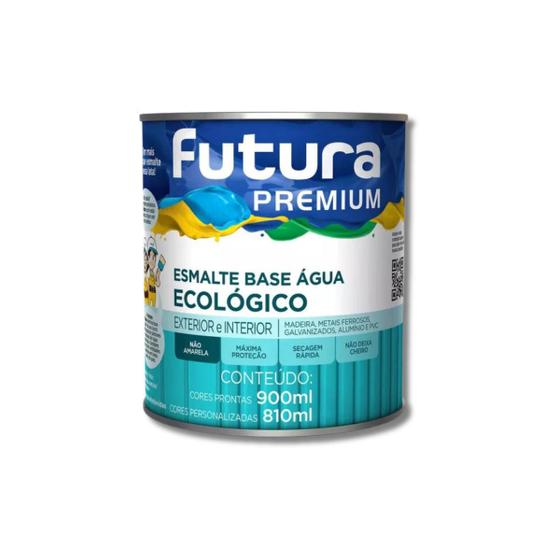 Imagem de Tinta Esmalte Base Água Brilhante Futura Premium 900ml