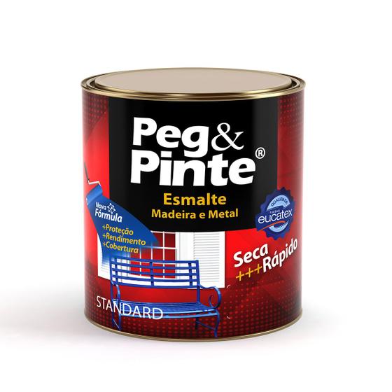 Imagem de Tinta Esmalte Brilhante Para Madeira e Metal Peg&Pinte 900ml