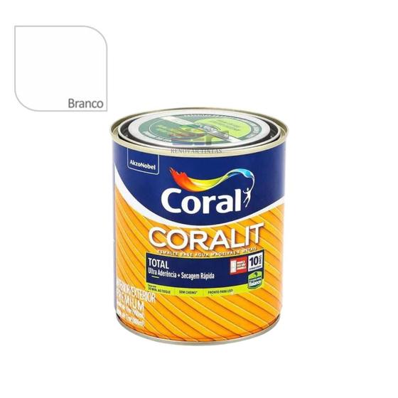 Imagem de Tinta Esmalte Coralit Base Agua  900ml - Escolha sua Cor