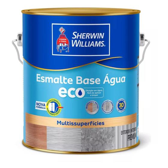 Imagem de Tinta esmalte eco base água acetinado branco 3,6l metalatex sw