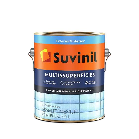 Tinta Esmalte Epóxi Base Água Multissuperficies 3,6L Branco Menor preço em Tinta Esmalte Epóxi Base Água Multissuperficies 3,6L Branco