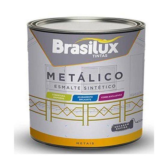 Imagem de Tinta Esmalte Galão 3,6L  Marrom Bronze gm 82 Brasilux - BRASILUX TINTAS