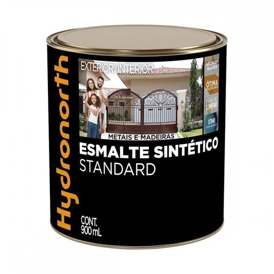 Imagem de Tinta Esmalte Hydronorth Standard Brilhante Para Metais E Madeiras 900Ml Marrom 00043483