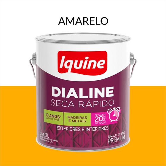 Imagem de Tinta Esmalte Sintético 750ML/3L - Cores Variadas --- Iquine