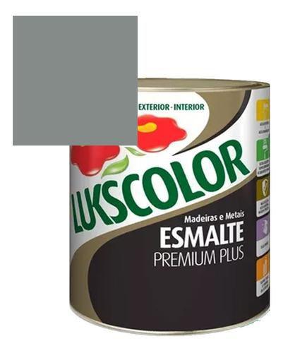 Imagem de Tinta esmalte sintético 900ml lukscolor cores metal madeira
