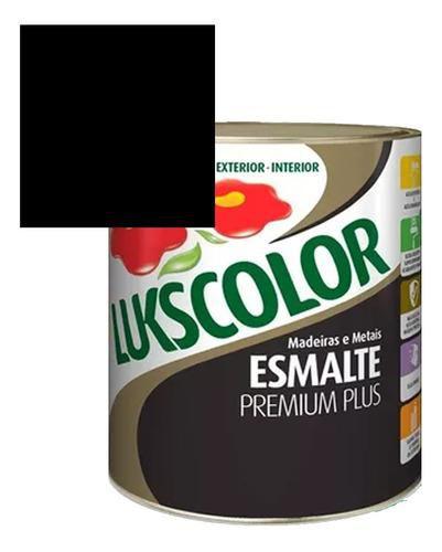 Imagem de Tinta esmalte sintético 900ml lukscolor cores metal madeira