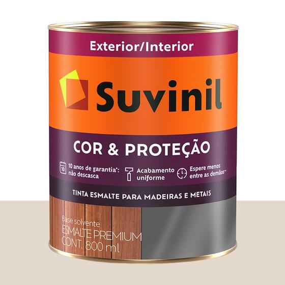 Imagem de Tinta Esmalte Sintético Bril. Suvinil Areia do Deserto 800 ml