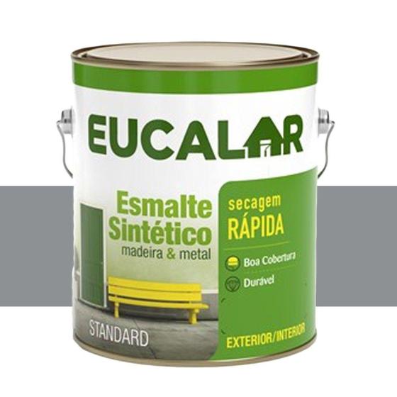 Imagem de Tinta Esmalte Sintético Eucalar Aluminio Br 900 Ml Eucatex