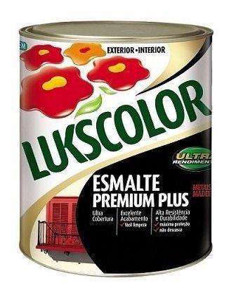 Imagem de Tinta Esmalte Sintetico Fosco 900ml Lukscolor Cores