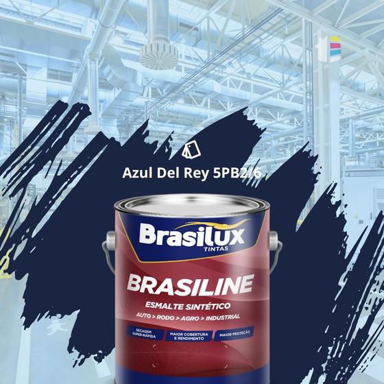 Imagem de Tinta Esmalte Sintético Industrial 900ml Brasiline - Cores