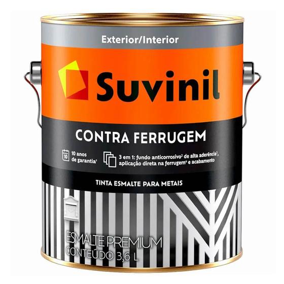 Tinta Esmalte Suvinil Brilho Contra Ferrugem 3,6L é boa?