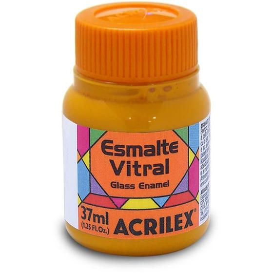 Imagem de Tinta Esmalte Vitral 08340 37Ml Amarelo Cádmio 536 Acrilex